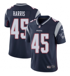 Men's Nike New England Patriots #45 David Harris Navy Blue Team Color Vapor Untouchable Limited Player NFL Jersey