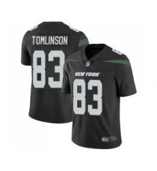 Men's New York Jets #83 Eric Tomlinson Black Alternate Vapor Untouchable Limited Player Football Jersey