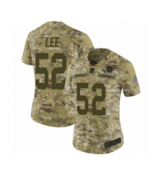 Women's Oakland Raiders #52 Marquel Lee Limited Camo 2018 Salute to Service Football Jersey
