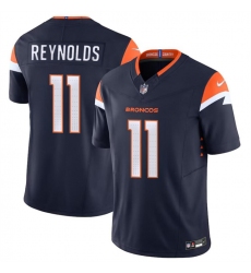 Men's Denver Broncos #11 Josh Reynolds Navy 2024 F.U.S.E. Alternate Vapor Limited Football Stitched Jersey