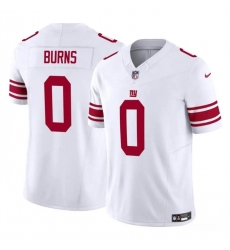 Men's New York Giants #0 Brian Burns White 2023 F.U.S.E. Vapor Untouchable Limited Football Stitched Jersey