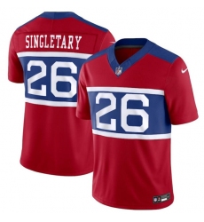 Men's New York Giants #26 Devin Singletary Century Red Alternate Vapor F.U.S.E. Limited Football Stitched Jersey