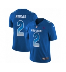 Youth Nike New York Giants #2 Aldrick Rosas Limited Royal Blue NFC 2019 Pro Bowl NFL Jersey