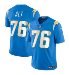 Men's Los Angeles Chargers #76 Joe Alt Light Blue Vapor Limited Football Stitched Jersey