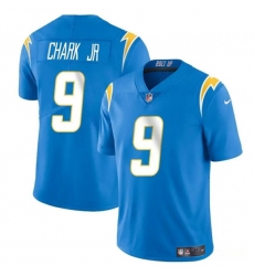 Men's Los Angeles Chargers #9 DJ Chark Jr Blue 2024 Vapor Limited Football Stitched Jersey