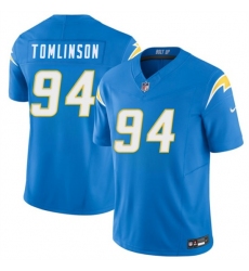 Men's Los Angeles Chargers #94 Dalvin Tomlinson Blue 2026 F.U.S.E. Vapor Limited Football Stitched Jersey