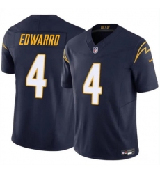 Youth Los Angeles Chargers #4 Gus Edwards Navy 2024 F.U.S.E. Vapor Untouchable Limited Football Stitched Jersey