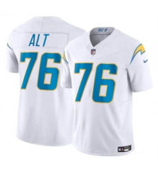 Youth Los Angeles Chargers #76 Joe Alt White 2024 Draft F.U.S.E. Vapor Limited Football Stitched Jersey