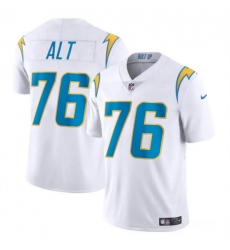 Youth Los Angeles Chargers #76 Joe Alt White 2024 Draft Vapor Limited Football Stitched Jersey