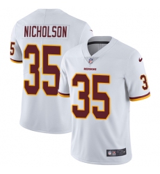 Youth Nike Washington Redskins #35 Montae Nicholson White Vapor Untouchable Elite Player NFL Jersey