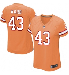 Women's Nike Tampa Bay Buccaneers #43 T.J. Ward Limited Orange Glaze Alternate NFL Jersey