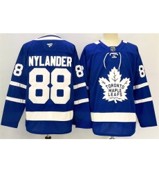 Men's Toronto Maple Leafs #88 William Nylander Blue 2024-25 Stitched Jersey