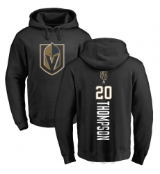 NHL Adidas Vegas Golden Knights #20 Paul Thompson Black Backer Pullover Hoodie