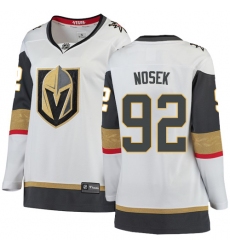 Women's Vegas Golden Knights #92 Tomas Nosek Authentic White Away Fanatics Branded Breakaway NHL JerseyWomen's Vegas Golden Knights #92 Tomas Nosek Authent