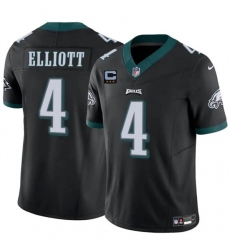 Men's Philadelphia Eagles #4 Jake Elliott Black F.U.S.E. With 3-Star C Vapor Untouchable Limited Football Stitched Jersey