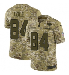 Men's Nike Jacksonville Jaguars #84 Keelan Cole Limited Camo 2018 Salute to Service NFL Jersey