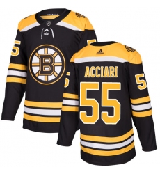 Men's Adidas Boston Bruins #55 Noel Acciari Premier Black Home NHL Jersey