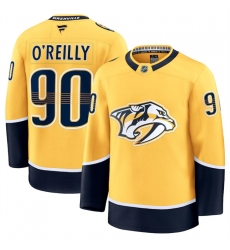 Men's Nashville Predators #90 Ryan O'Reilly Gold 2024-25 Home Stitched Hockey Jersey