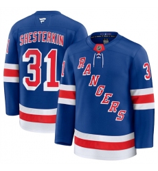 Men's New York Rangers #31 Igor Shesterkin Royal 2024-25 Home Stitched Hockey Jersey