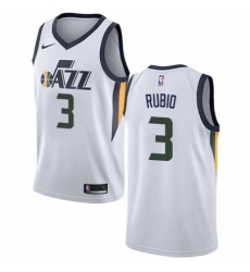 Men's Nike Utah Jazz #3 Ricky Rubio Swingman NBA Jersey - Association Edition