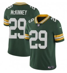 Men's Green Bay Packers #29 Xavier McKinney Green Vapor Limited Football Stitched Jersey