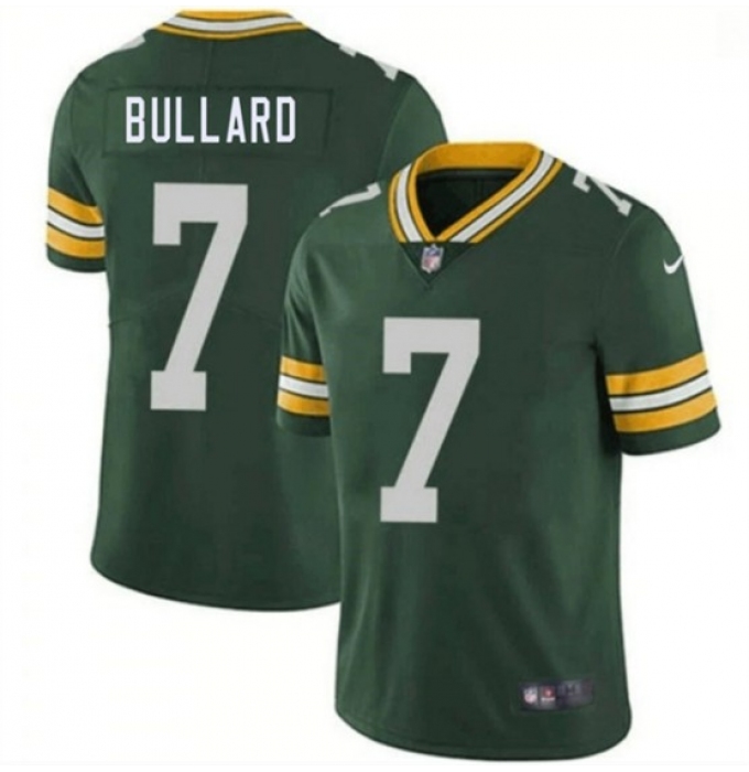 Men's Green Bay Packers #7 Javon Bullard Green 2026 Vapor Untouchable Limited Football Stitched Jersey