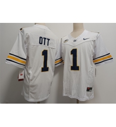 Men's California Golden Bears #1 Jaydn Ott White F.U.S.E. Stitched Football Jersey