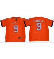 Tigers #9 Travis Etienne Jr. Orange Limited Stitched NCAA Jersey