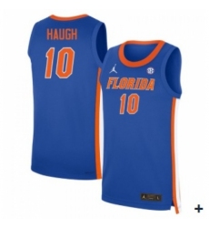 Men's Florida Gators #10 Thomas Haugh White Limited College Basketball Jersey