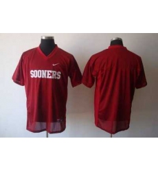 Sooners Blank Red Embroidered NCAA Jersey