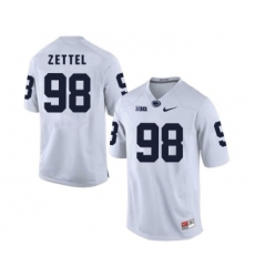 Penn State Nittany Lions 98 Anthony Zettel White College Football Jersey