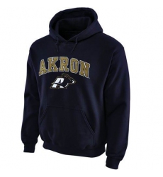 Akron Zips Navy Blue Midsize Arch Pullover Hoodie