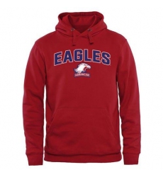 American Eagles Red Proud Mascot Pullover Hoodie