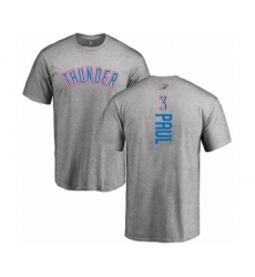 Basketball Oklahoma City Thunder #3 Chris Paul Ash Backer T-Shirt