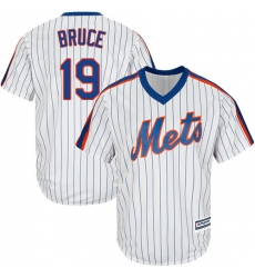Youth Majestic New York Mets #19 Jay Bruce Authentic White Alternate Cool Base MLB Jersey