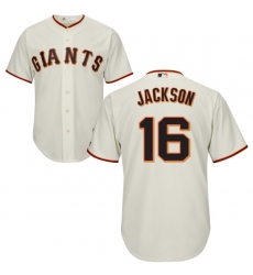Men's Majestic San Francisco Giants #16 Austin Jackson Replica Cream Home Cool Base MLB Jersey