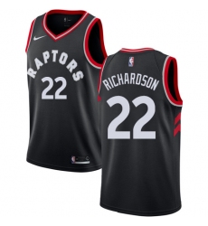 Women's Nike Toronto Raptors #22 Malachi Richardson Authentic Black NBA Jersey Statement Edition