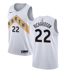 Youth Nike Toronto Raptors #22 Malachi Richardson Swingman White NBA Jersey - City Edition