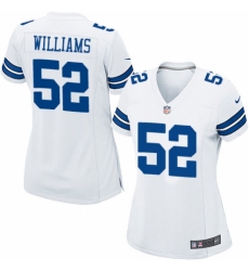 Women's Nike Dallas Cowboys #52 Connor Williams Game White NFL Jersey