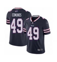 Women's Buffalo Bills #49 Tremaine Edmunds Limited Navy Blue Inverted Legend Football Jersey