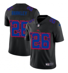 Men's New York Giants #26 Saquon Barkley Black Nike Black Shadow Edition Limited Jersey