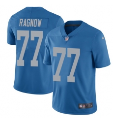 Youth Nike Detroit Lions #77 Frank Ragnow Blue Alternate Vapor Untouchable Limited Player NFL Jersey