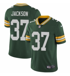 Men's Nike Green Bay Packers #37 Josh Jackson Green Team Color Vapor Untouchable Limited Player NFL Jersey