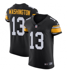 Men's Nike Pittsburgh Steelers #13 James Washington Black Alternate Vapor Untouchable Elite Player NFL Jersey