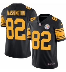 Youth Nike Pittsburgh Steelers #82 James Washington Limited Black Rush Vapor Untouchable NFL Jersey