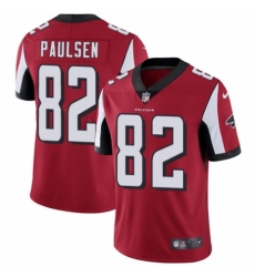 Men's Nike Atlanta Falcons #82 Logan Paulsen Red Team Color Vapor Untouchable Limited Player NFL Jersey