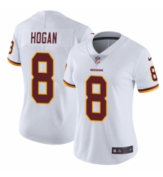Women's Nike Washington Redskins #8 Kevin Hogan White Vapor Untouchable Limited Player NFL Jersey