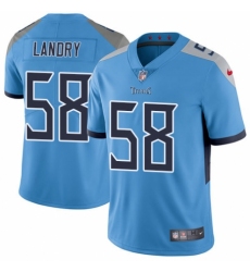 Men's Nike Tennessee Titans #58 Harold Landry Light Blue Alternate Vapor Untouchable Limited Player NFL Jersey