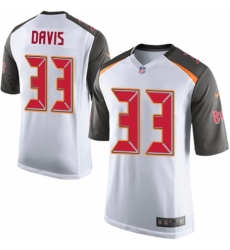 Men's Nike Tampa Bay Buccaneers #33 Carlton Davis Game White NFL Jersey