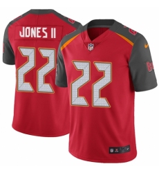 Youth Nike Tampa Bay Buccaneers #22 Ronald Jones II Red Team Color Vapor Untouchable Elite Player NFL Jersey